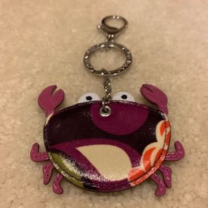 Vera Bradley Crab Keychain
